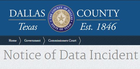 Dallas County Data Incident from Computers Sold at Auction